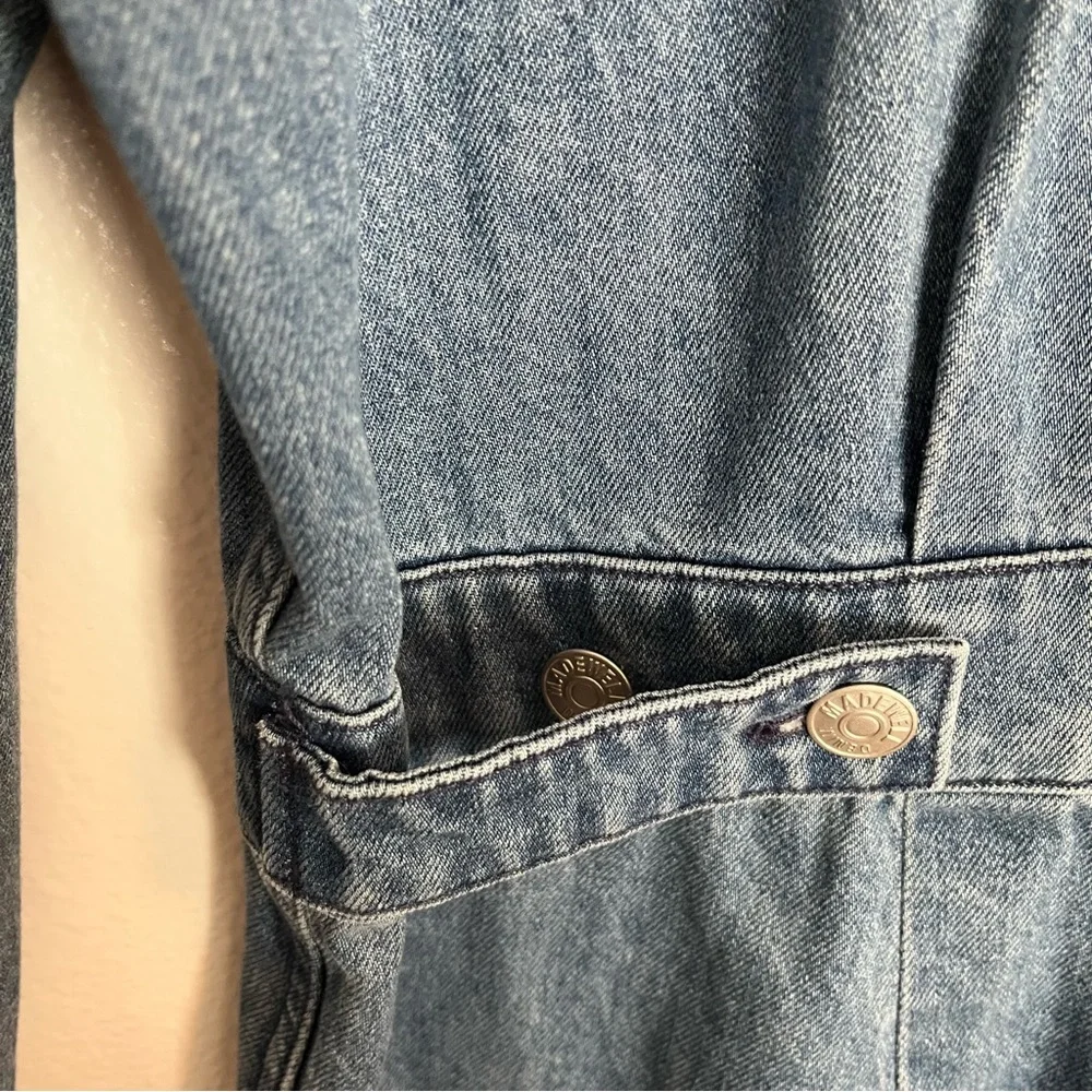 Madewell - Denim Relaxed Coverall Blue Glenroy Wash Jumpsuit Coveralls - XXL